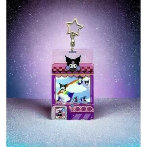 Kuromi Gamer Magic Claw Machine Kawaii Shaker Keychain Key or Bag Charm NIP
